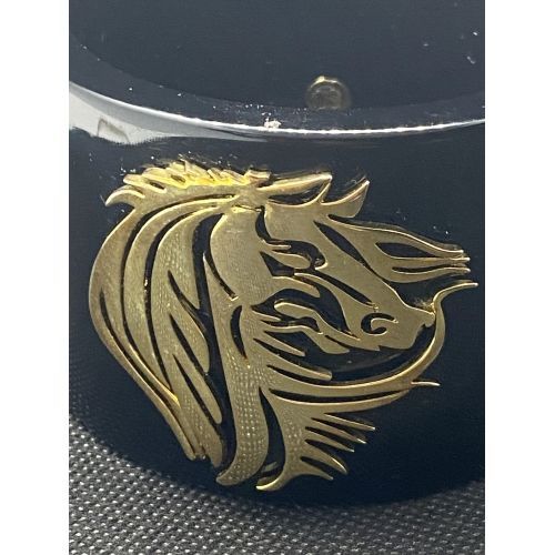 gold plated,wild mustang,stallion,cuff,bracelet