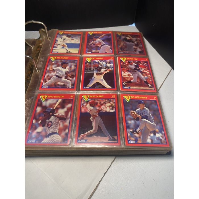 1987, 1988, 1989 Fleer, Score, Donruss, And Topps Baseballs Cards