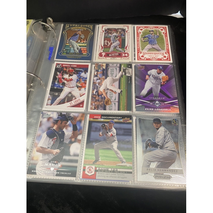 Baseball Cards In A Binder Multiple Years and Multiple Brands, Placed in Sleeves - Image 9