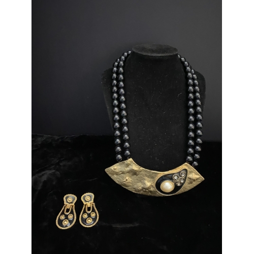 Synthetic Pearls,Golden Yellow Pearls,Jewelry,Necklace,Bracelet