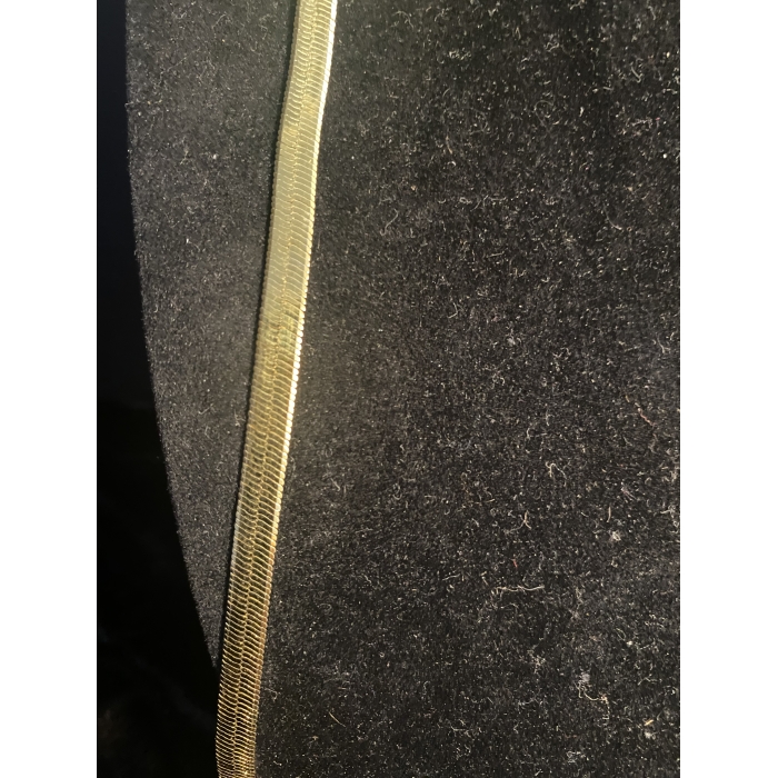 Gold Plated Herringbone Necklace - Image 7