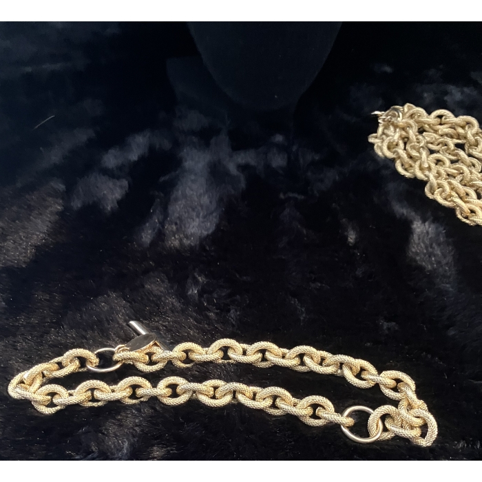 Gold Tone Multi-Strand Necklace - Image 4
