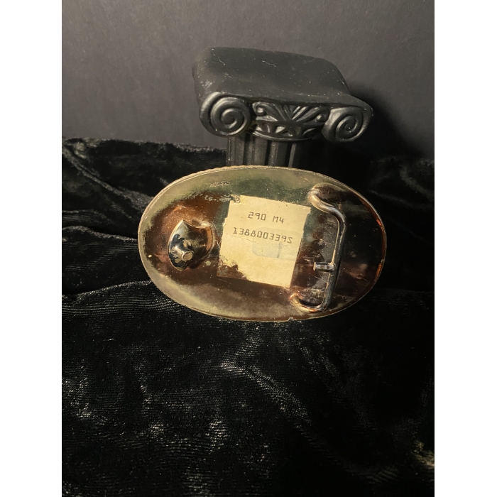 Crumrine Vintage Silver Plated Letter "B" Belt Buckle - Image 3