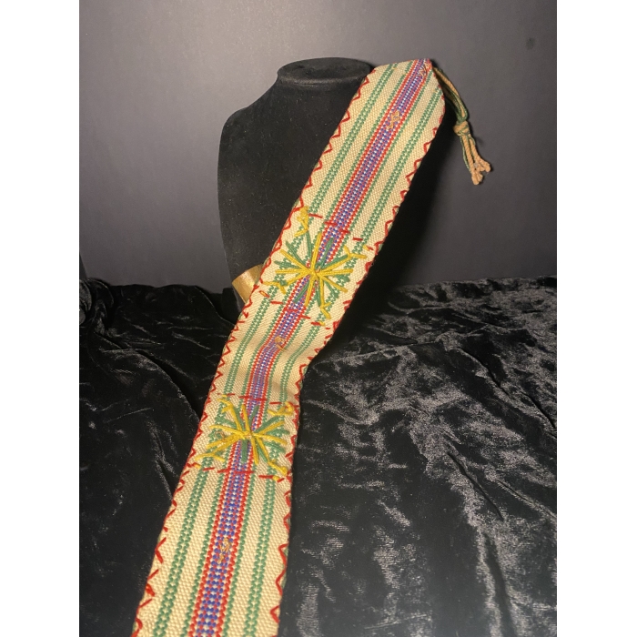 Vintage Native American Handmade 3-Bell Door Pull - Image 2