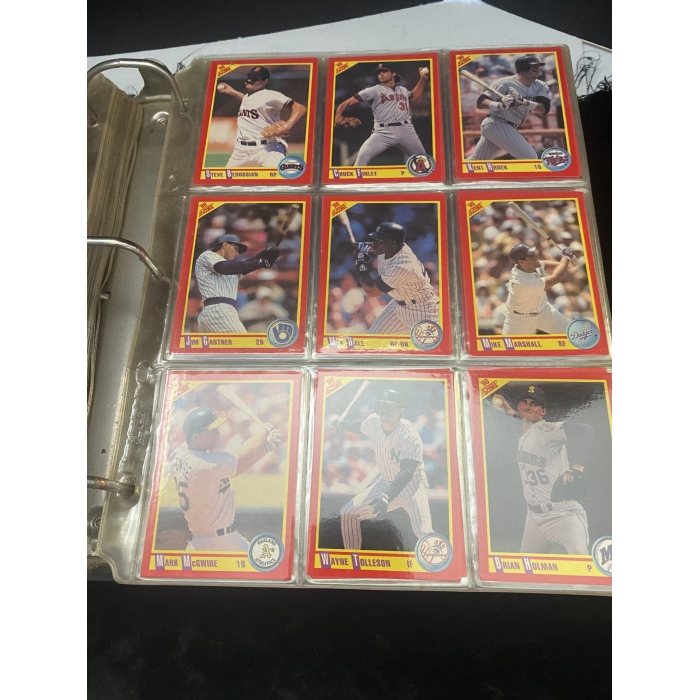 Large Binder 1990 Score Baseball Cards - Image 5