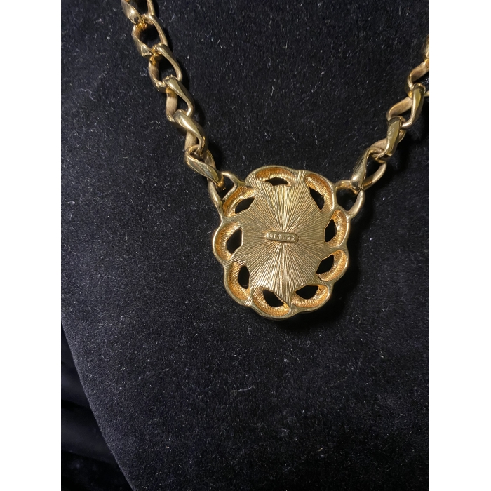 Monet Gold Tone Necklace, Bracelet, and Earrings - Image 11