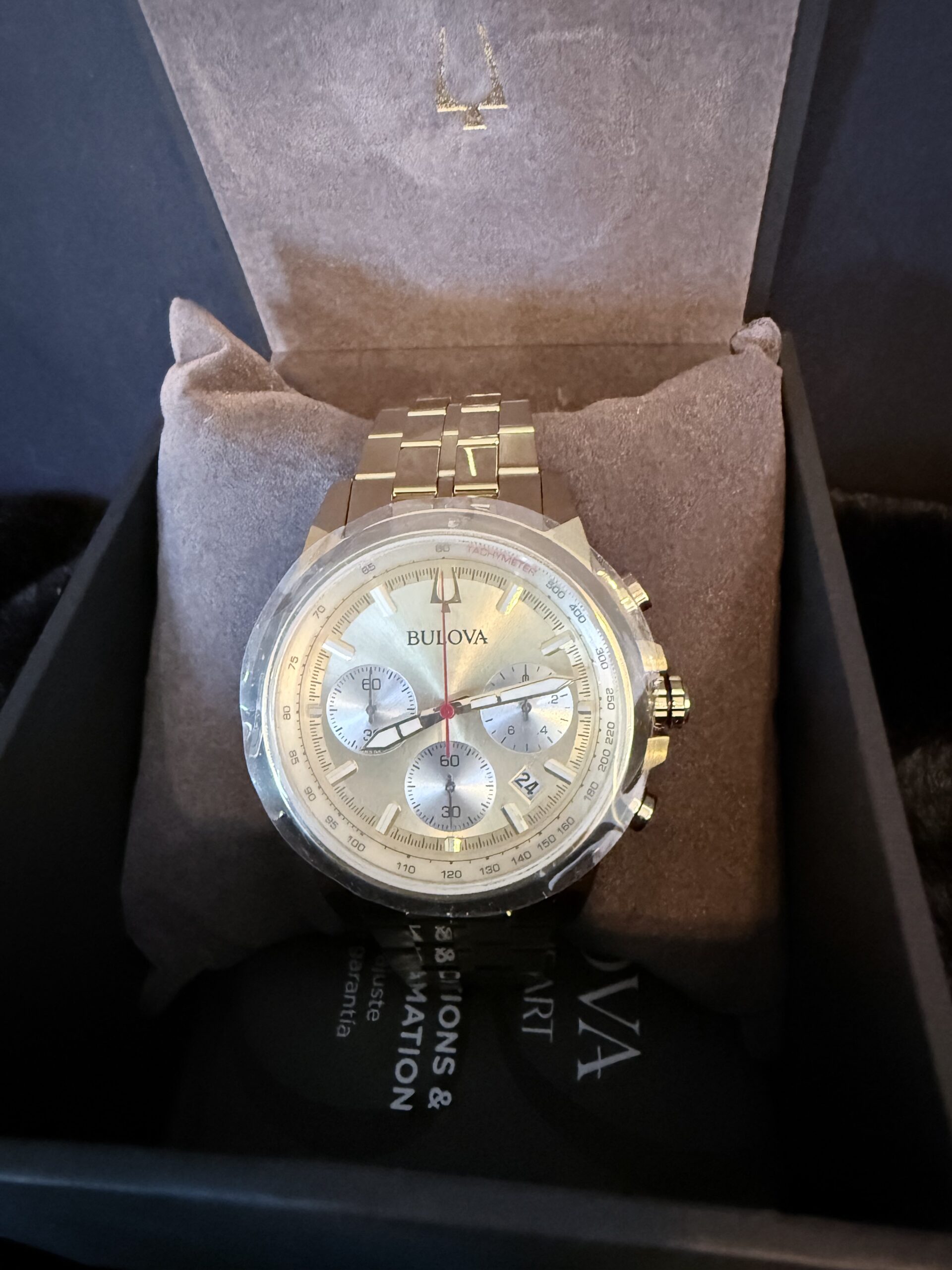 bulova mens chronograph day date