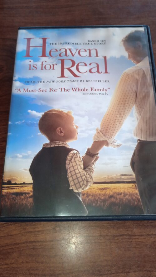 connor corum and greg kinnear in heaven is for real used dvd in good condition