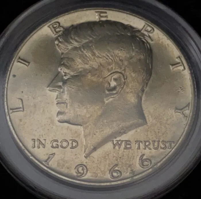 (1) 1965 & (1) 1966 Kennedy Half Dollars in Mint State - Image 10