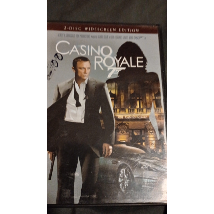 DANIEL CRAIG IN CASINO ROYALE USED DVD IN GOOD CONDITION