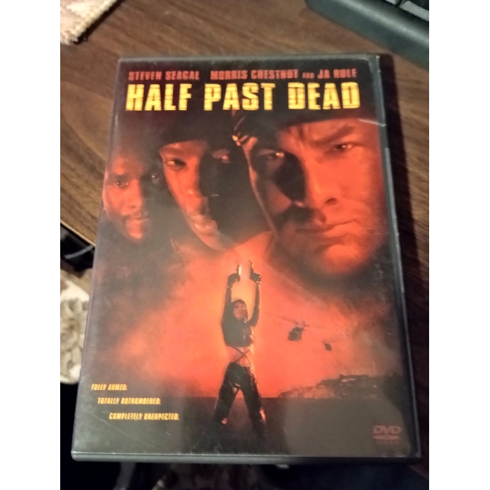 STEVEN SEAGAL STARS IN HALF PAST DEAD USED USED DVD IN GOOD CONDITION