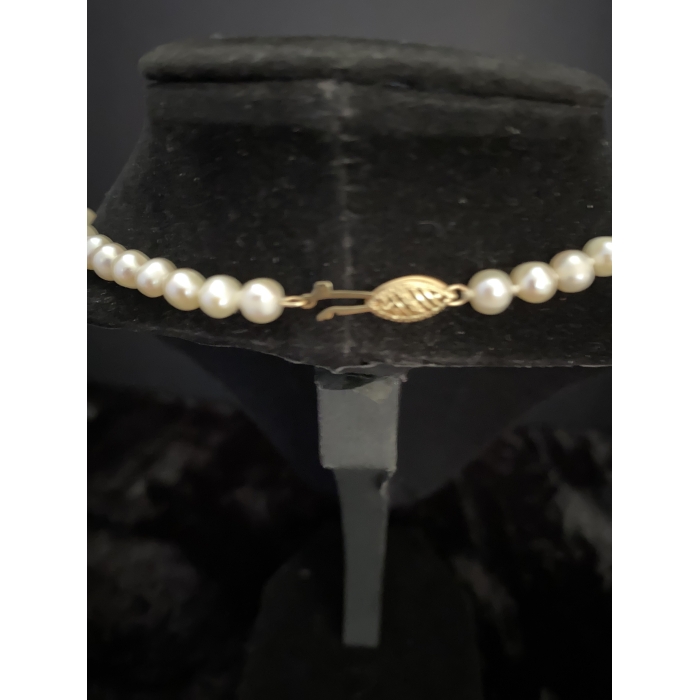 Imperial Freshwater Cultured 6mm Pearls 18" Necklace & 7" Bracelet - Image 9