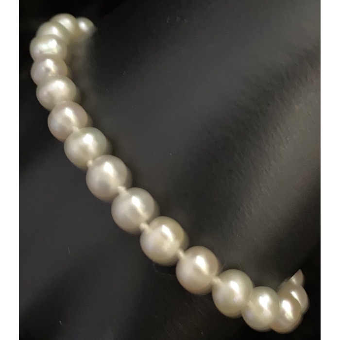 Imperial Freshwater Cultured 6mm Pearls 18" Necklace & 7" Bracelet - Image 8