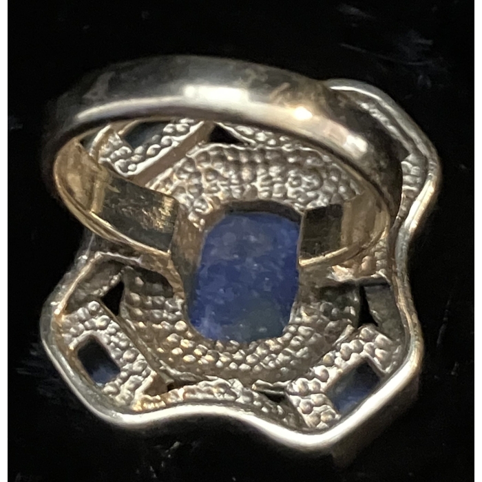 Nicky Butler-India Lapis Lazuli & Moonstones Ring - Image 10