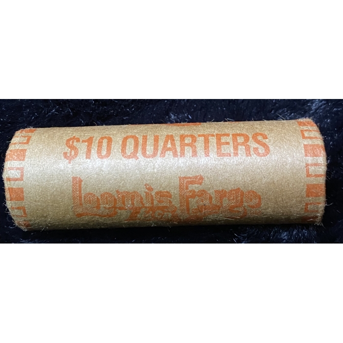 Roll of $10 quarters currency