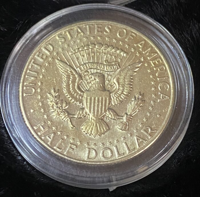 United States half dollar coin reverse side