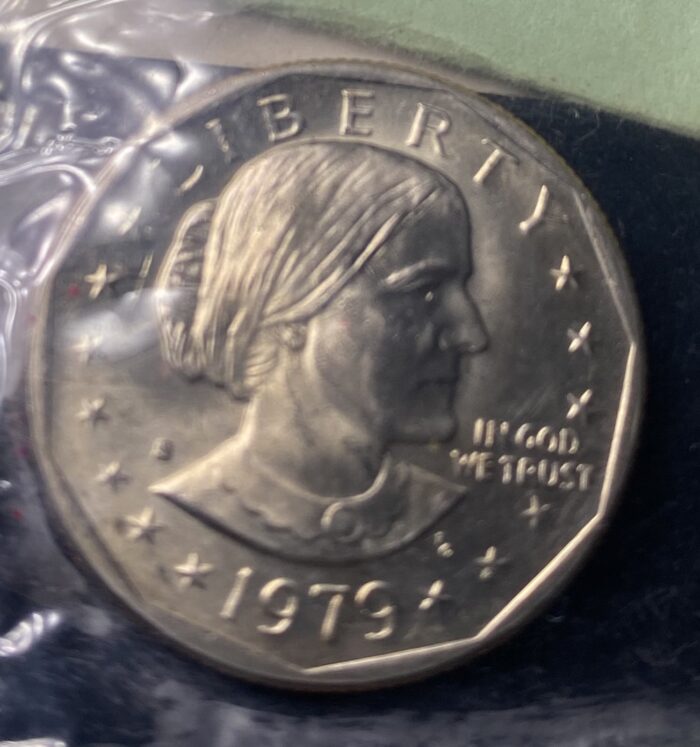 1979 Susan B. Anthony dollar coin