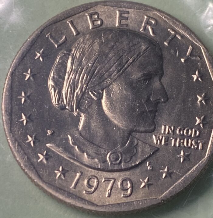 1979 Susan B. Anthony dollar coin