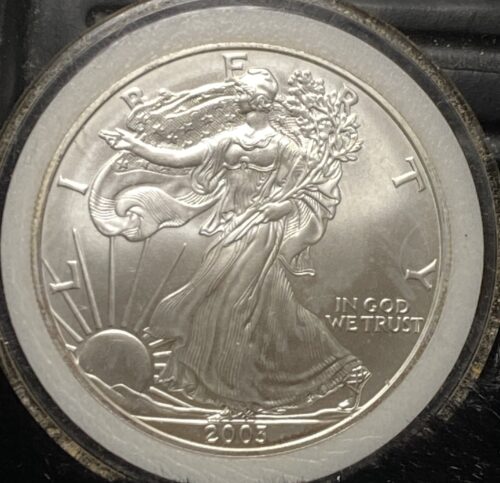 2003 American Silver Eagle coin, Liberty design