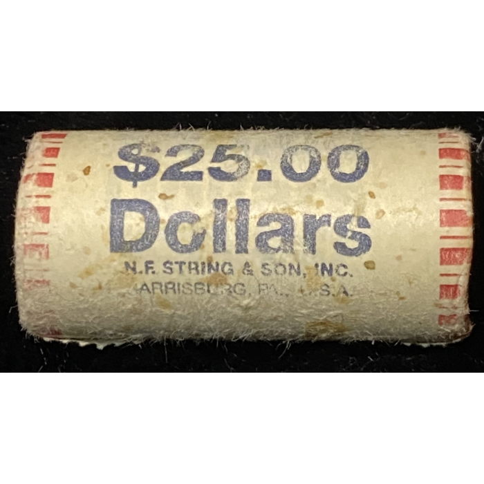 $25 dollar coin roll by N.F. String & Son.