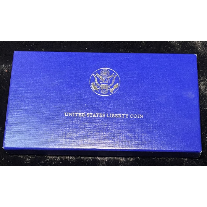 United States Liberty Coin blue box