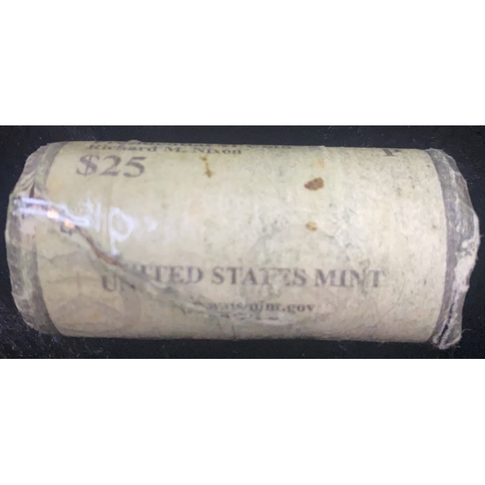 $25 coin roll from US Mint.