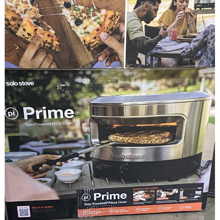 solo stove pi prime pizza oven & cover propane gas stainless steel outdoor