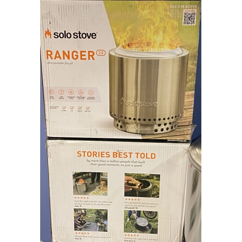 solo stove ranger 2.0 with stand, smokeless fire pit