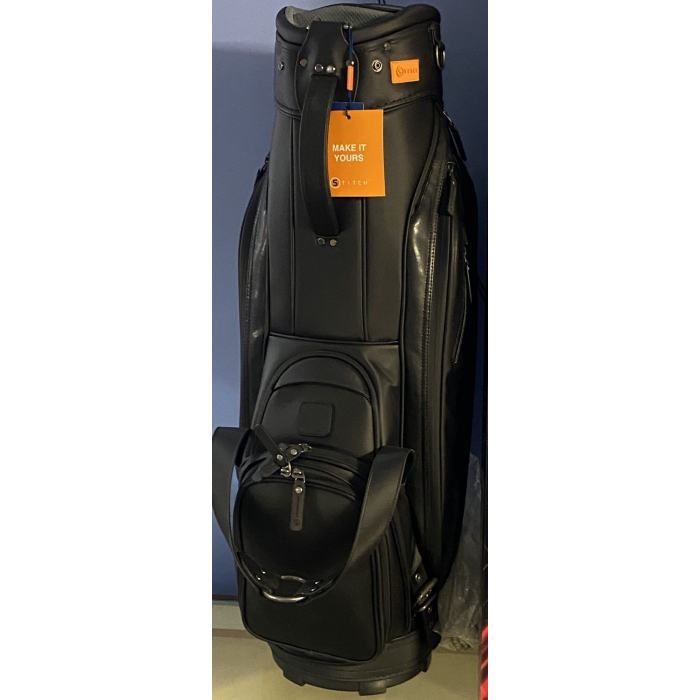 stitch golf sl4 cart bag super lightweight durable black new
