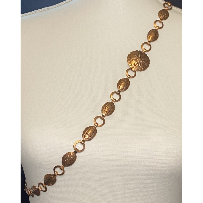 vintage navajo copper concho belt