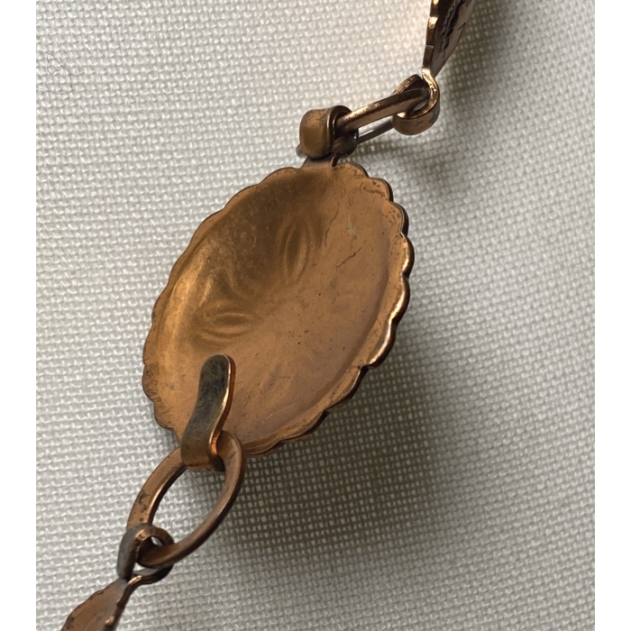 vintage navajo copper concho belt4