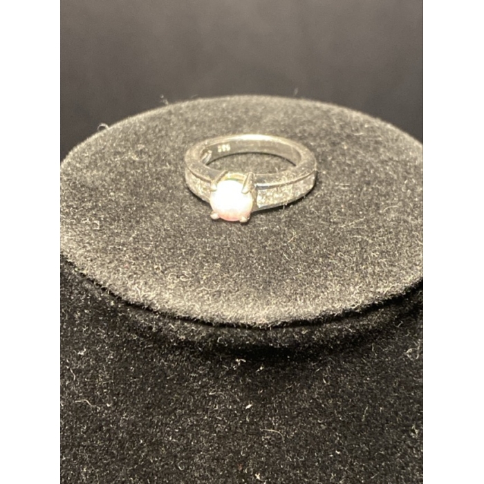 925 sterling lab created oval opal ring7