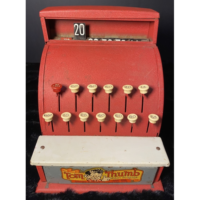antique tin tom thumb cash register toy2