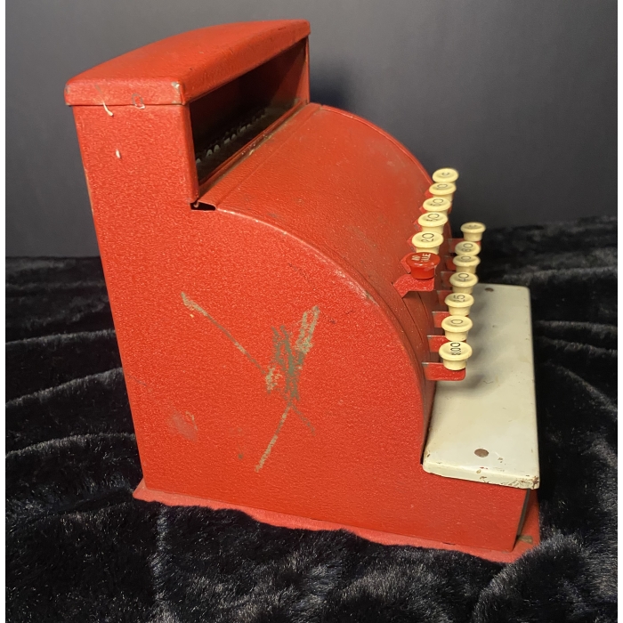 antique tin tom thumb cash register toy7