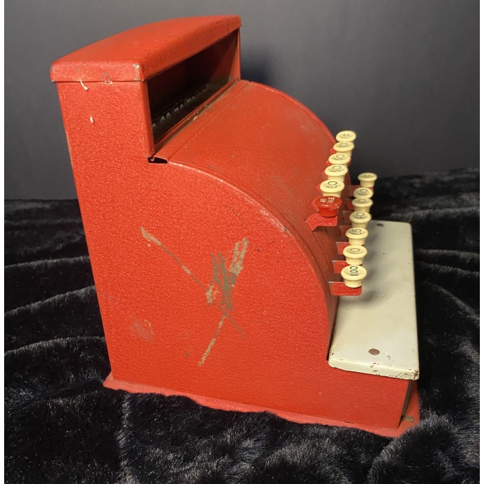 antique tin tom thumb cash register toy7